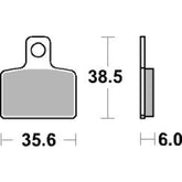 SBS 803RSI Front/Rear Pads | Sinter Off Road Race