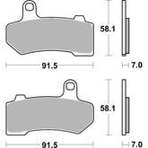 SBS 830H.LS Rear Pads | Sinter Street American V-Twin