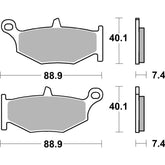 SBS 833LS Rear Pads | Sinter Street