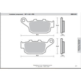 SBS 881LS Rear Pads | Sinter Street