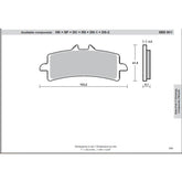 SBS 901DC Front Pads | Dual Carbon Race (Race USE Only)
