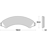 SBS 977SI Front/Rear Pads | Sinter Off Road
