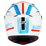 SUK6T10001 TRACK-1 E06 NINETY SEVEN HELMET | WHITE-RED