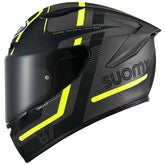 SUK6T10013 TRACK-1 E06 NINETY SEVEN HELMET | GUNMETAL-YELLOW