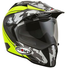 Suksme0008 MX Tourer Desert Helmet | Matt Yellow