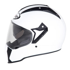 Suksme00W3 MX Tourer Plain Adventure Helmet | White