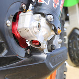 ZETA FORK BOTTOM ADJUSTER CAPS | KYB AOS | BLACK/RED PAIR