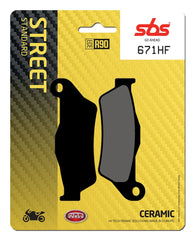 SBS FRICTION - Ceramic Front / Rear Brake Pads (SBS 151) - 671HF-