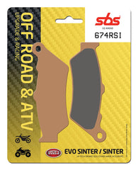SBS FRICTION - Racing Sinter Front / Rear Off Road Brake Pads (SBS 176) - 674RSI-