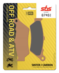 SBS FRICTION - Sinter Front / Rear Off Road Brake Pads (SBS 176) - 674SI-