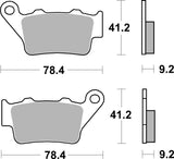 SBS FRICTION - Ceramic Rear Brake Pads (SBS 175) - 675HF-
