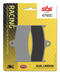 SBS FRICTION - Dual Carbon Front Brake Pads - (Track Use) (bendix packaging) - 676DC-