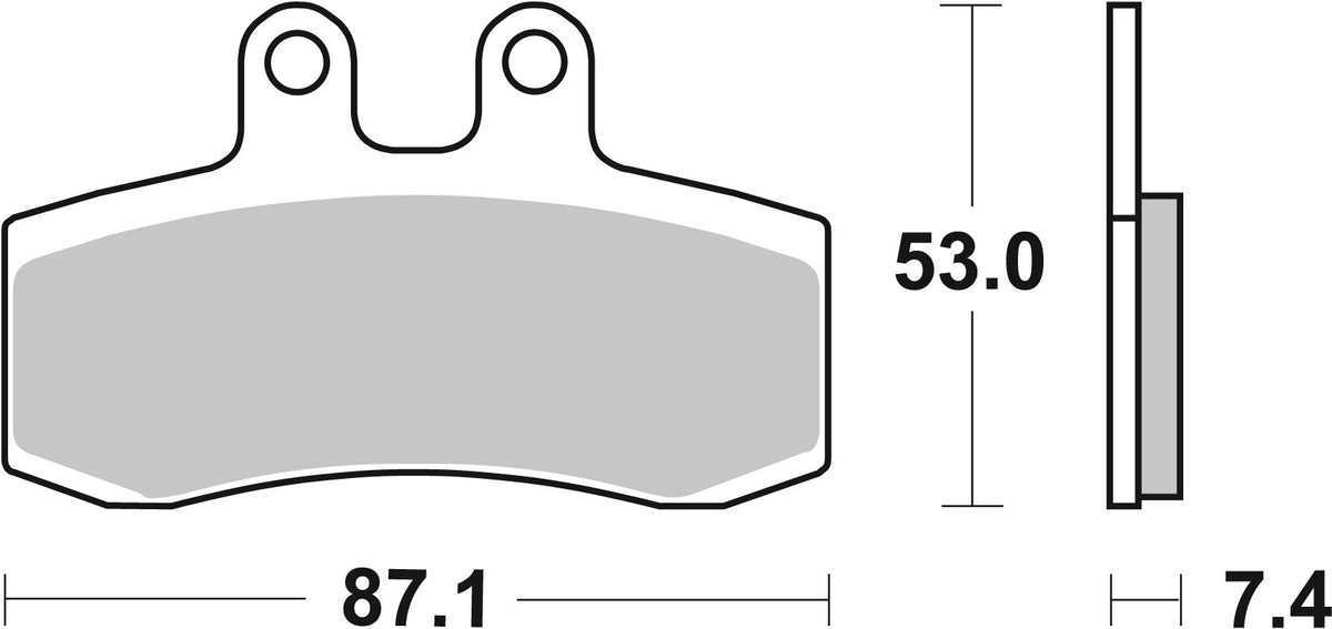 SBS FRICTION - Ceramic Front Brake Pads - 681HF-