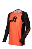 JUST1 J-FLEX YOUTH MX JERSEY ARIA ORG/BLK YL