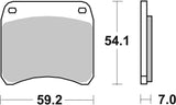 SBS FRICTION - Ceramic Front / Rear Brake Pads - 698HF-