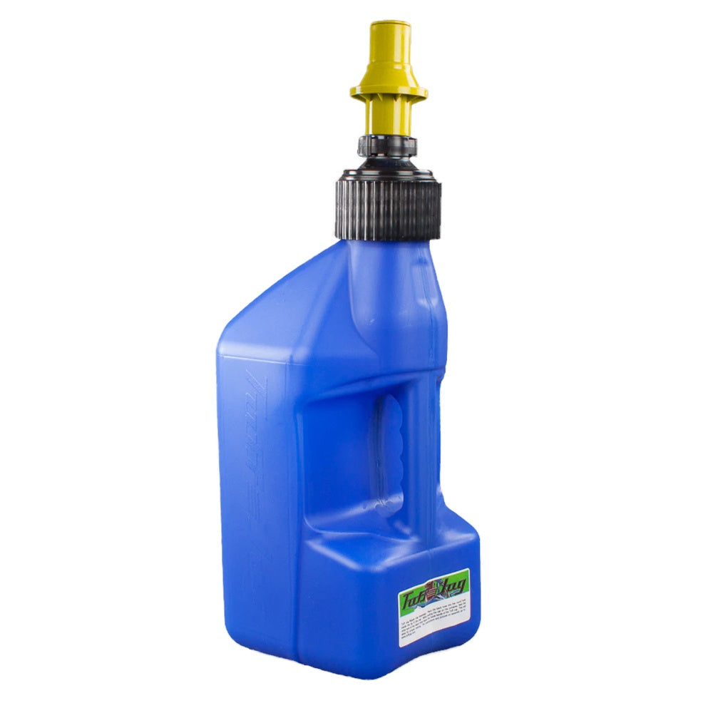 2.5 gal/10 Litre Blue Tuff Jug with Yellow Ripper Cap