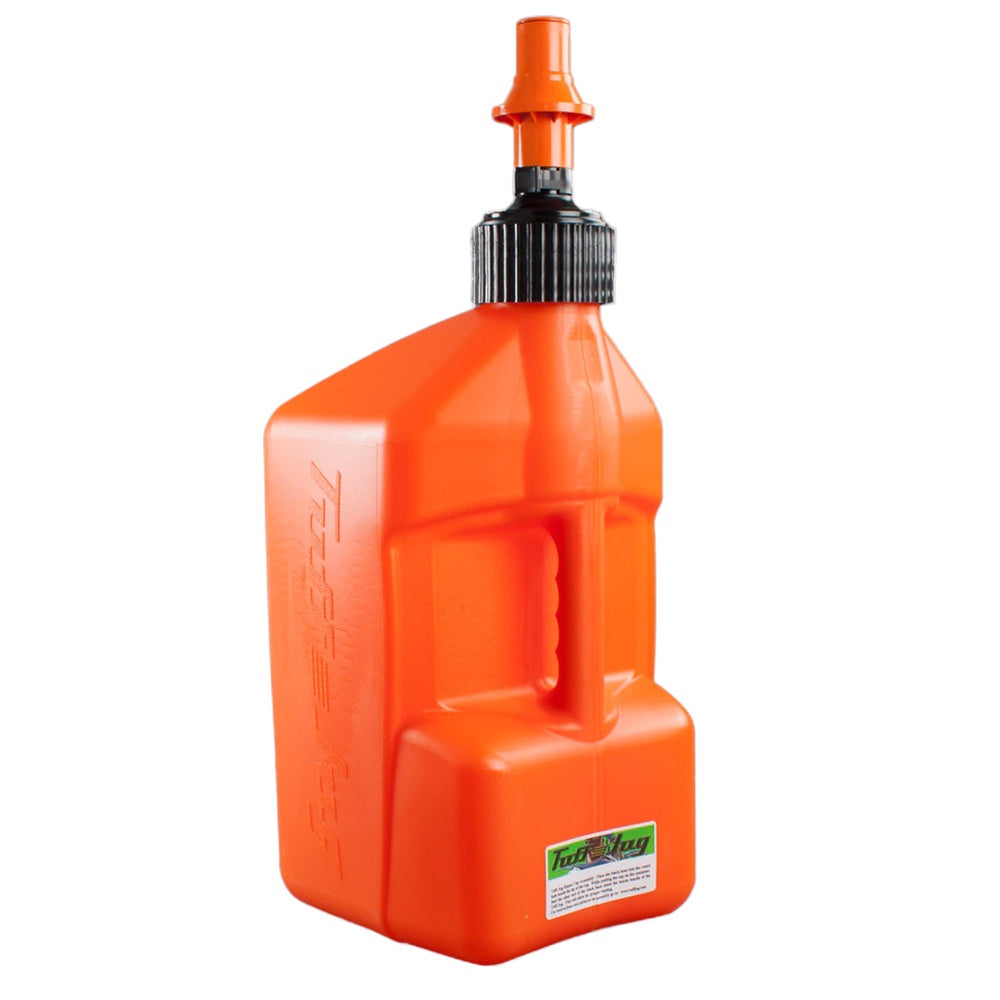 Gen 3 - 5G/20L Orange Tuff Jug with Orange Ripper Cap w/ View Strip - Superseded from 7-OURO