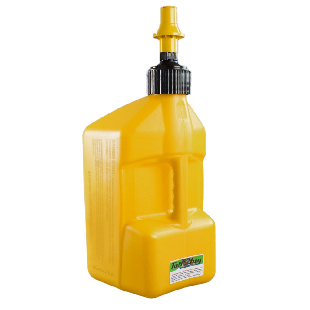 5 gal/20 Litre Diesel Tuff Jug Yellow with Yellow Ripper Cap
