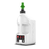 Gen 3 - 5G/20L White Tuff Jug with Kawi Green Ripper Cap w/ View Strip - Superseded from 7-WURK