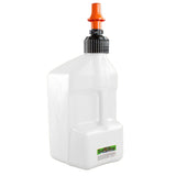 Gen 3 - 5G/20L White Tuff Jug with Orange Ripper Cap w/ View Strip - Superseded from 7-WURO
