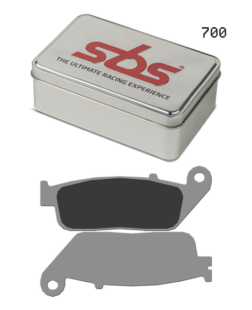 SBS FRICTION - Dual Sinter Front Racing Brake Pads - Moto2, 3 & WSBK SPEC - 700DS2-