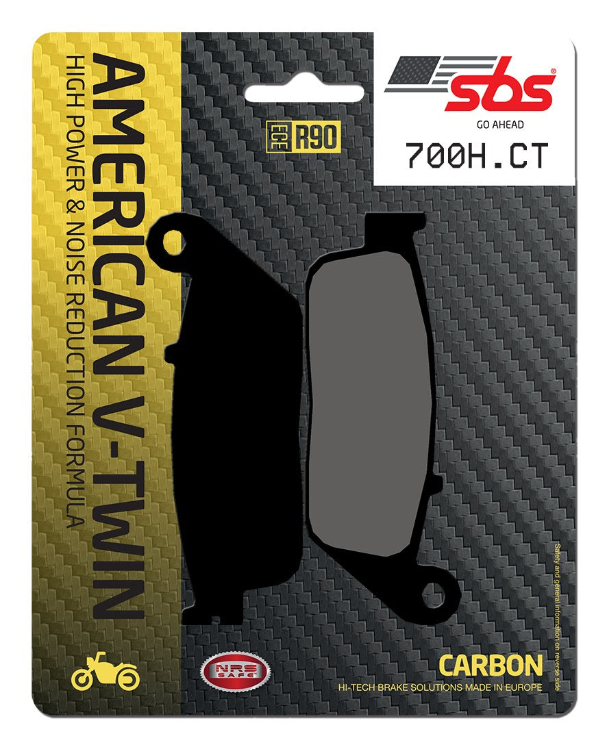 SBS FRICTION - Carbon Tech Rear H-D Brake Pads - 700H.CT-