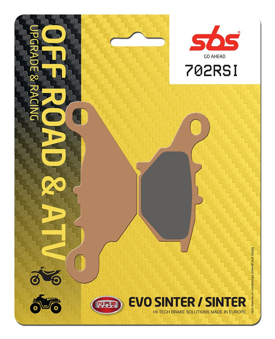 SBS FRICTION - Racing Sinter Off Road Front Brake Pads (SBS 122) - 702RSI-
