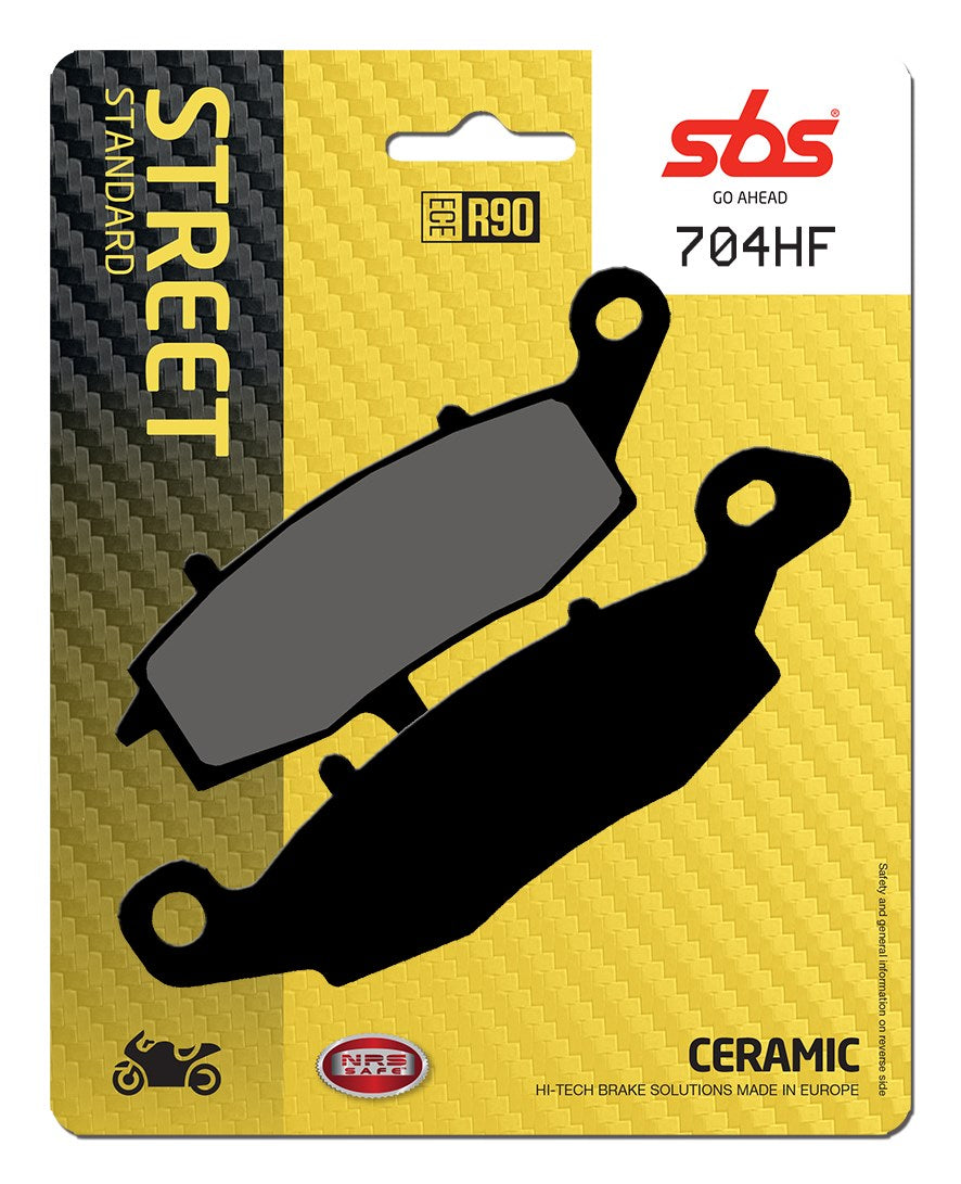 SBS FRICTION - Ceramic Front / Rear Brake Pads - 704HF-