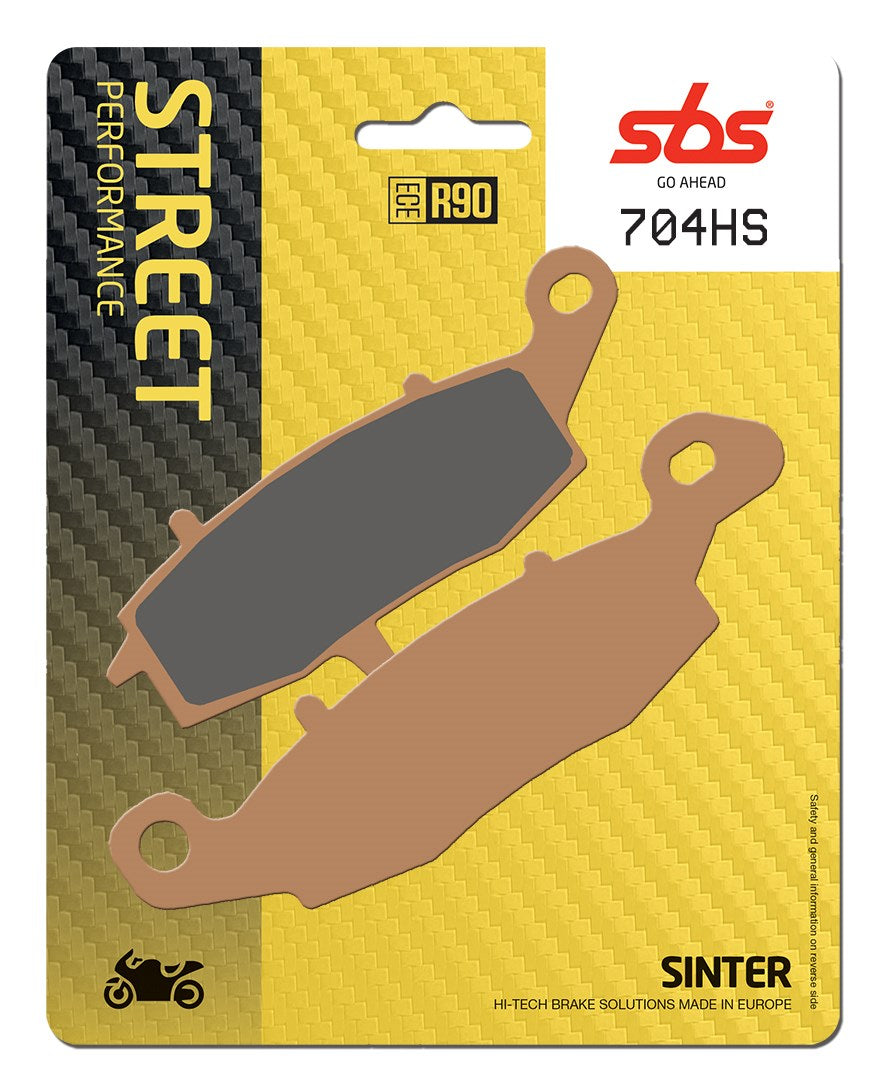 SBS FRICTION - Sinter Front Brake Pads - 704HS-