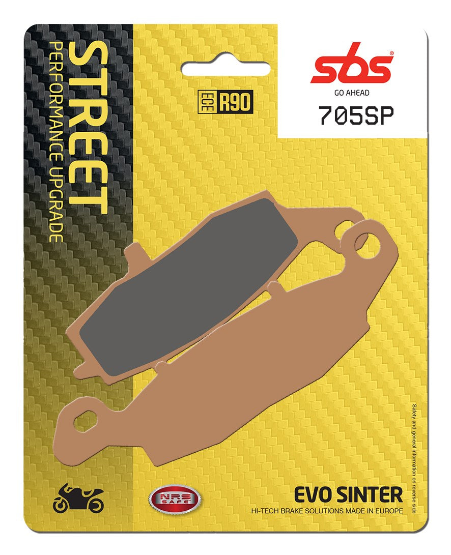 SBS FRICTION - Street Performance EVO Sinter Front Brake Pads - 705SP-
