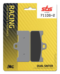 SBS FRICTION - Dual Sinter Front Racing Brake Pads - Moto2, 3 & WSBK SPEC - 711DS2-