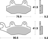 SBS FRICTION - Ceramic Front Brake Pads (SBS 163) - 713HF-