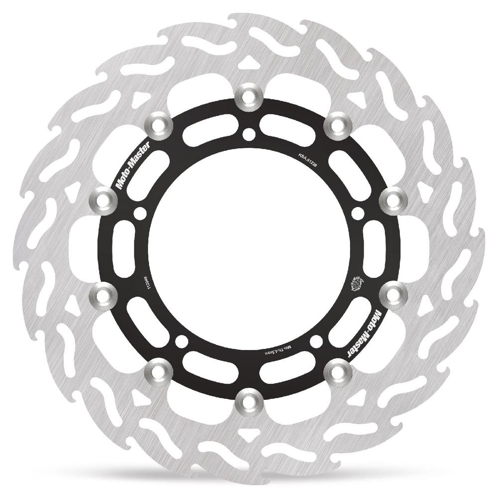 Moto-Master Flame Road Floating Brake Disc Front Right - Yamaha: YZF R1/R6/R6S, Fazer 8/ABS, FZ8 ABS, XT1200Z/ABS Tenere