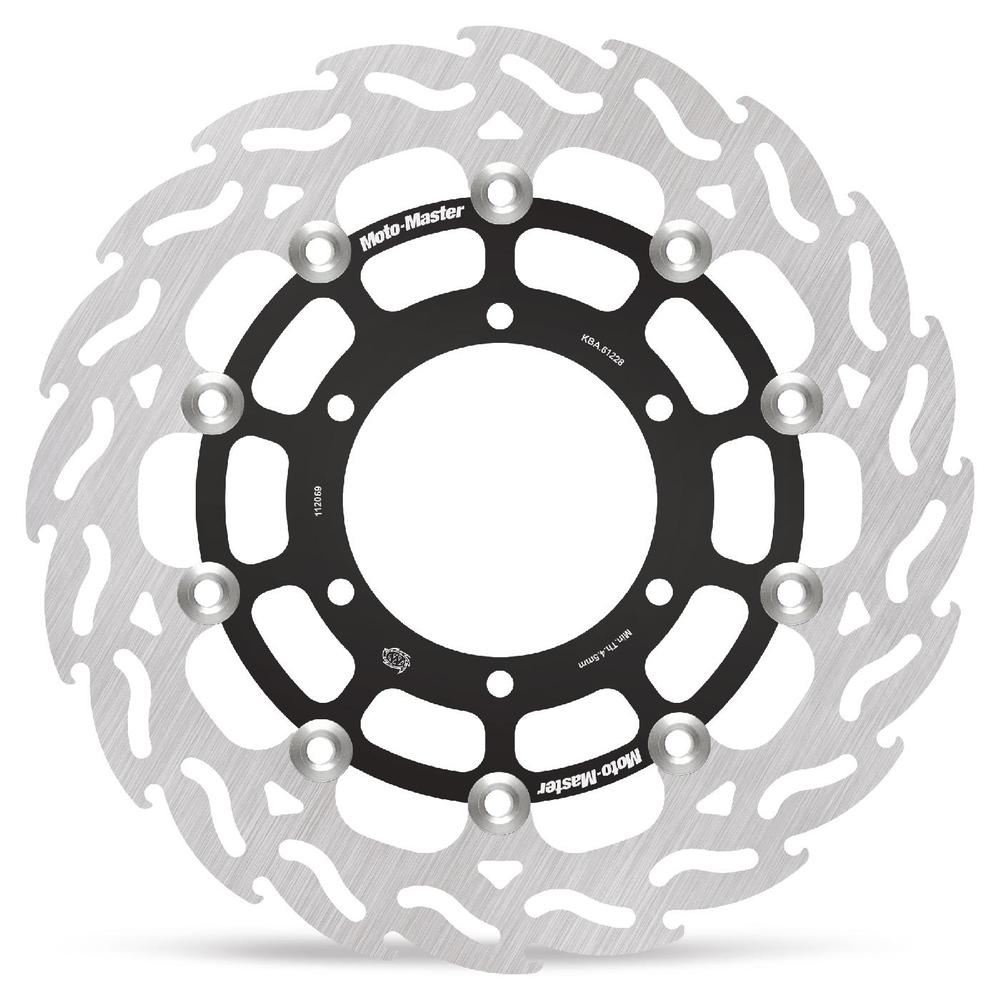 Moto-Master Flame Road Floating Brake Disc Front Right - Suzuki: GSX R600/R750/R1000