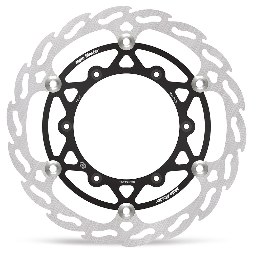 Moto-Master Flame Floating Brake Disc Front - Yamaha: YZ/YZF OS 270mm