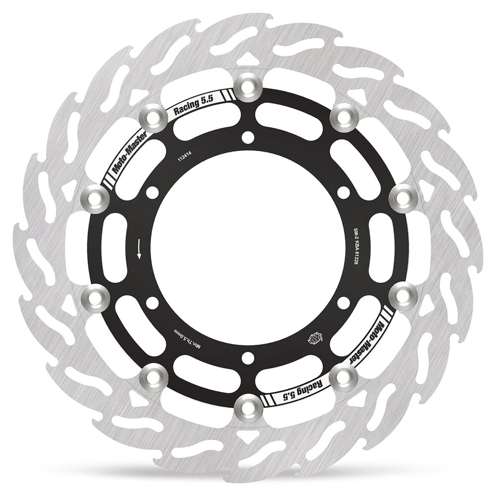 Moto-Master Flame Road Floating Brake Disc Front Left - Yamaha: YZF R7, FJR1300/ABS, MT-01