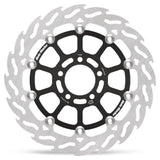 Moto-Master Flame Road Floating Brake Disc Front Left - Kawasaki: ZX-6R, ZR, ZZR, GPZ 1100