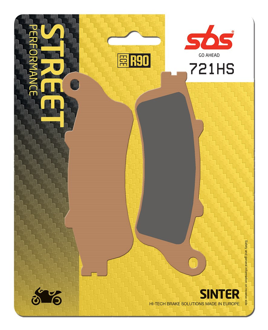 SBS FRICTION - Sinter Front Brake Pads - 721HS-
