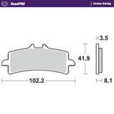 Moto-Master RoadPRO Carbon Racing Brake Pad (FD0415)