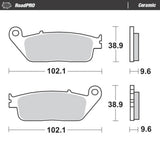 Moto-Master RoadPRO Ceramic Brake Pad (FD0132)