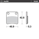 Moto-Master RoadPRO Ceramic Brake Pad (FD0173)