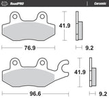 Moto-Master RoadPRO Ceramic Brake Pad (FD0208)