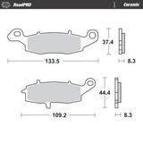 Moto-Master RoadPRO Ceramic Brake Pad (FD0227)