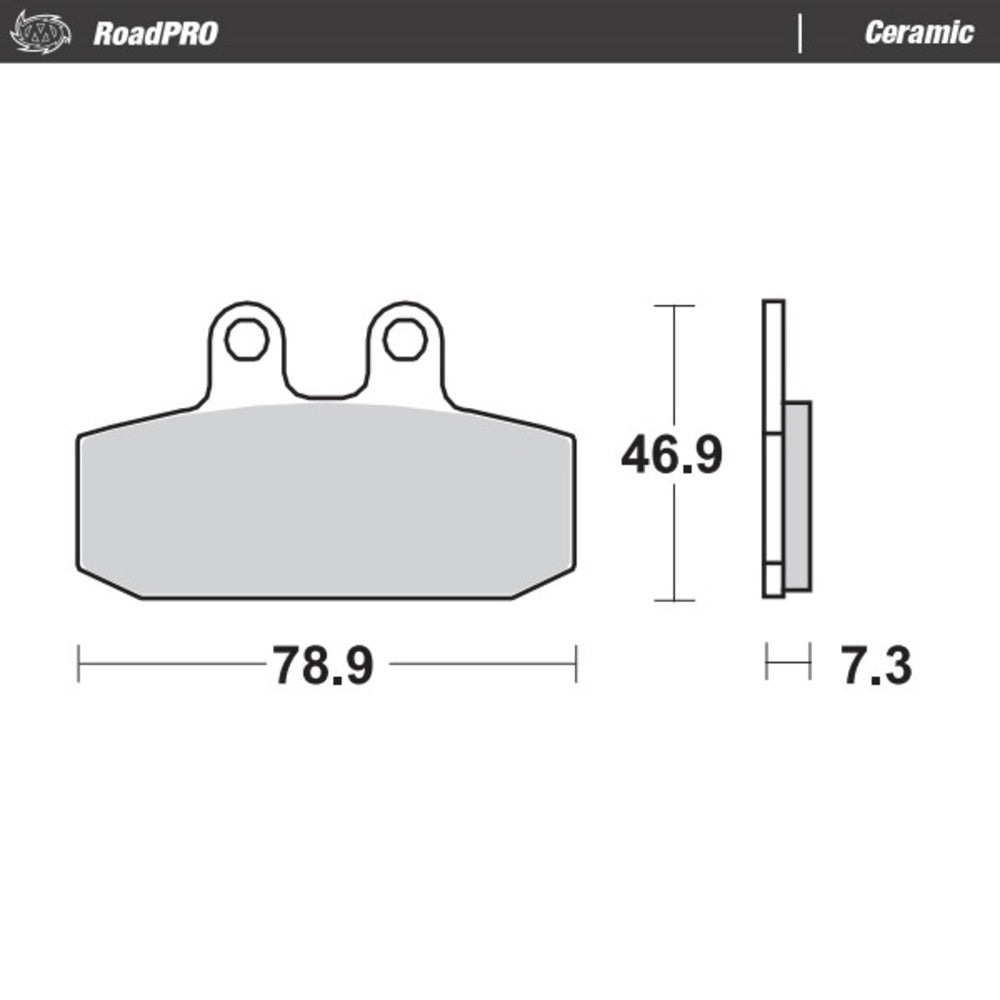 Moto-Master RoadPRO Ceramic Brake Pad (FD0238)