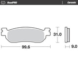 Moto-Master RoadPRO Ceramic Brake Pad (FD0259)