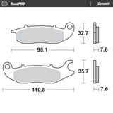 Moto-Master RoadPRO Ceramic Brake Pad (FD0355)
