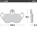 Moto-Master RoadPRO Ceramic Brake Pad (FD0237)