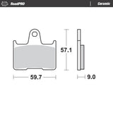 Moto-Master RoadPRO Ceramic Brake Pad (FD0347)