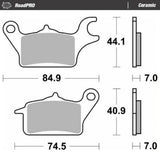 Moto-Master RoadPRO Ceramic Brake Pad (FD0519)