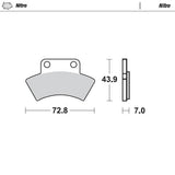 Moto-Master Nitro Sintered Brake Pad (FD0279)